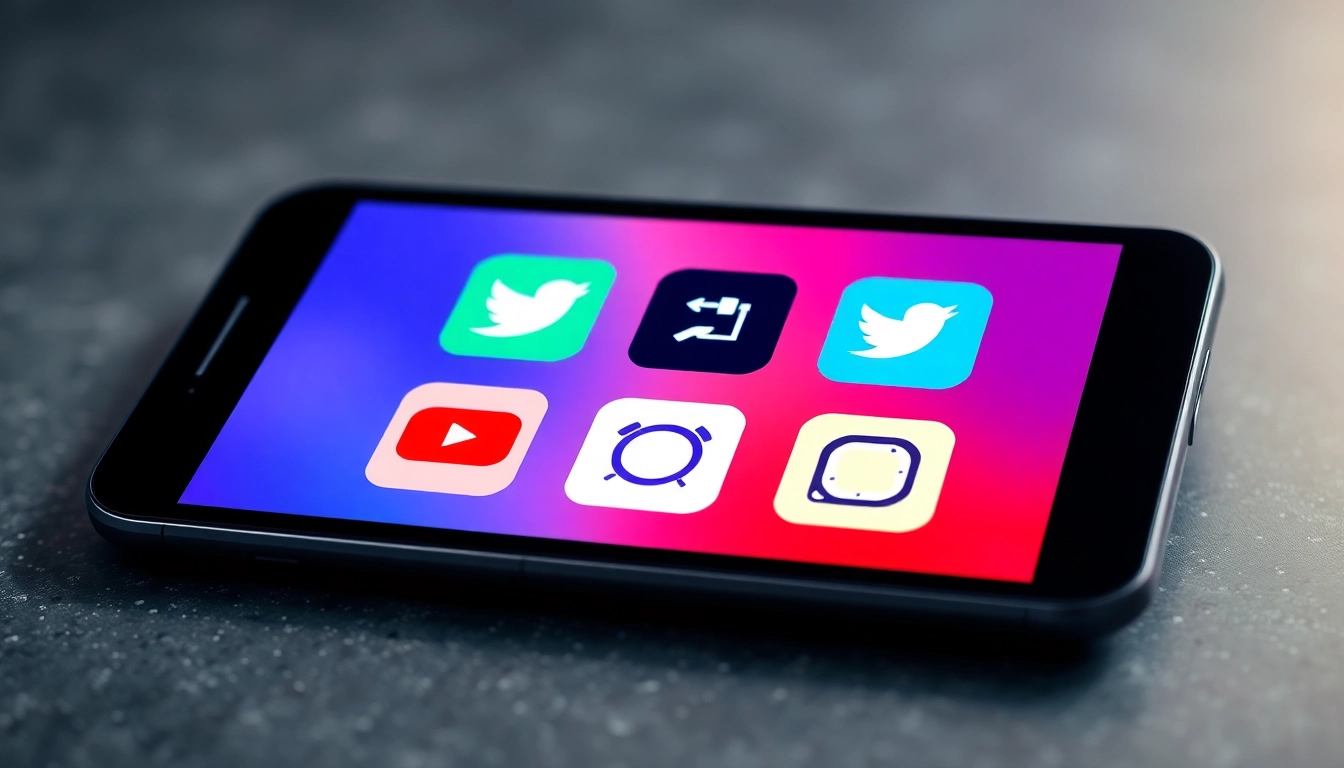 People analyzing the latest social network news on digital devices for social media insights